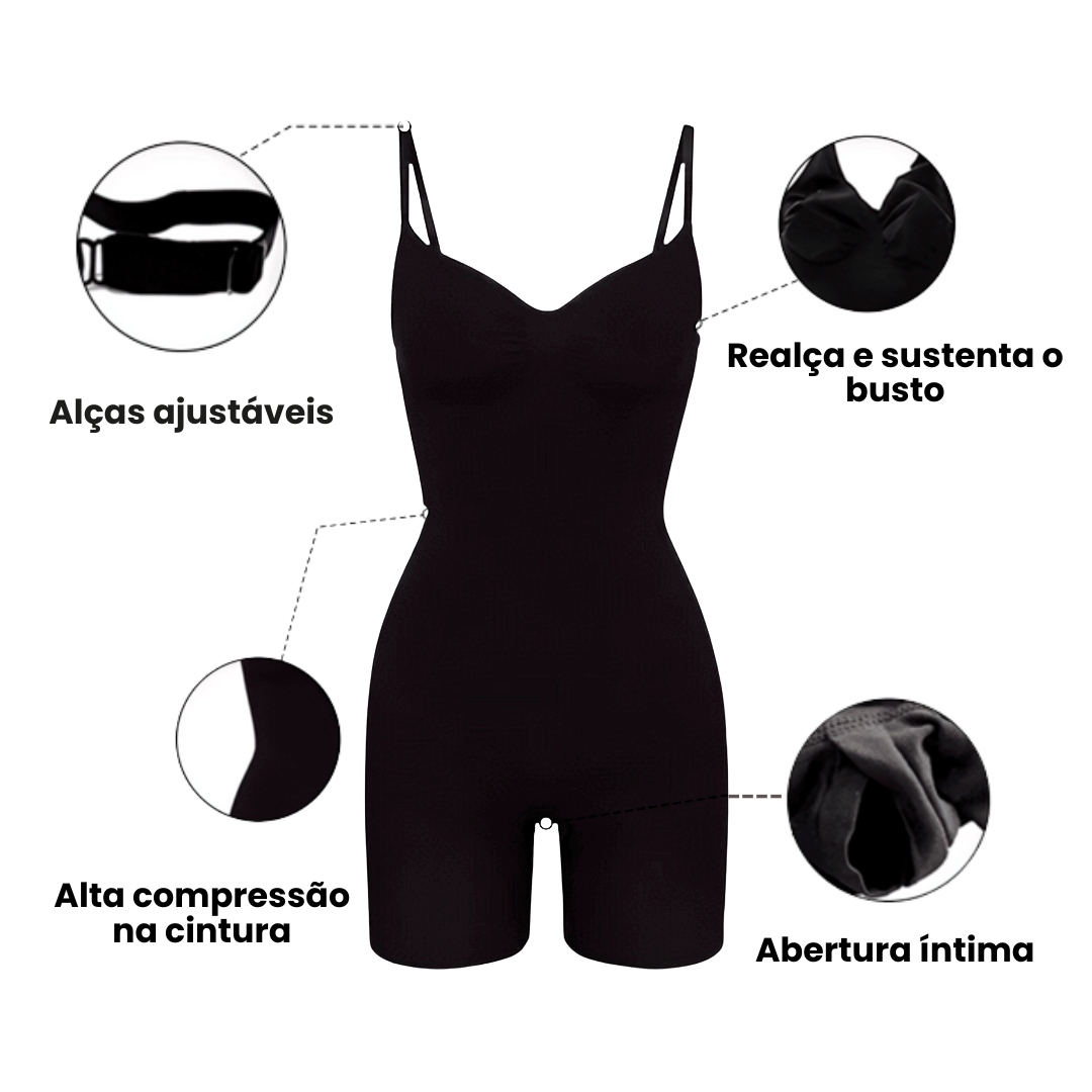 Macaquinho Modelador Slim Shaper